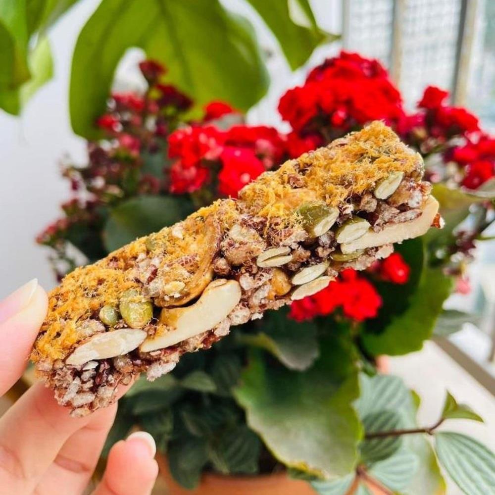 Bánh thanh gạo lứt có ruốc 500gr