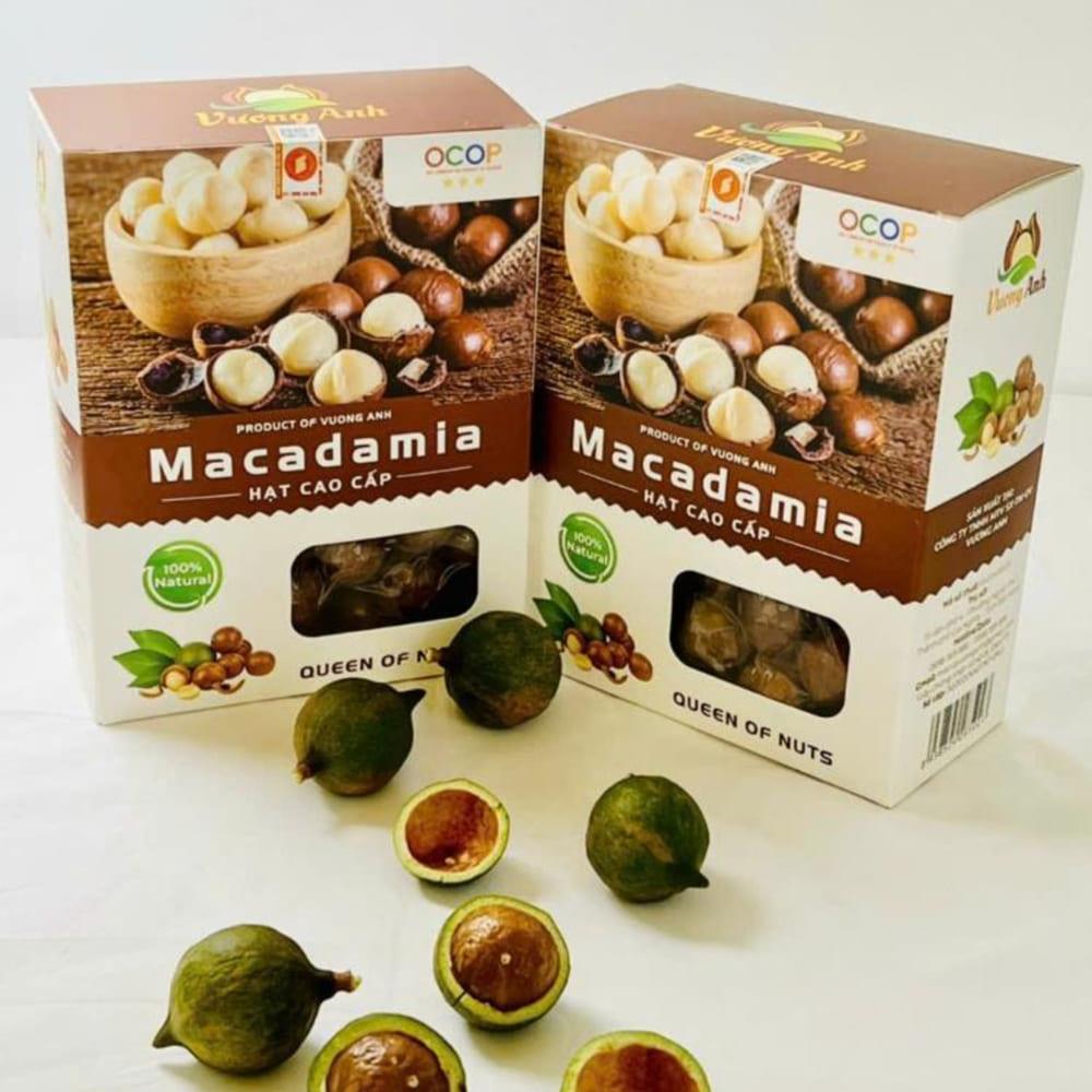 Hạt Macca cao cấp hộp giấy 250gr 