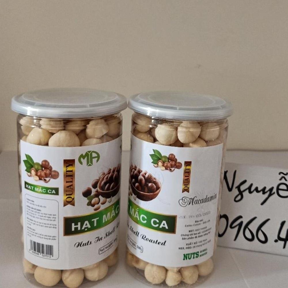 Nhân Macca Đăk Lăk tươi cao cấp 500gr (lột vỏ)